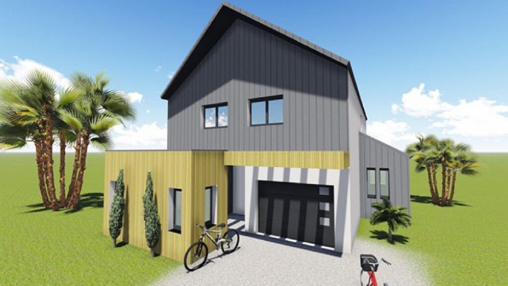 Conception 3D maison De Ville Noyal Chatillon Sur Seiche